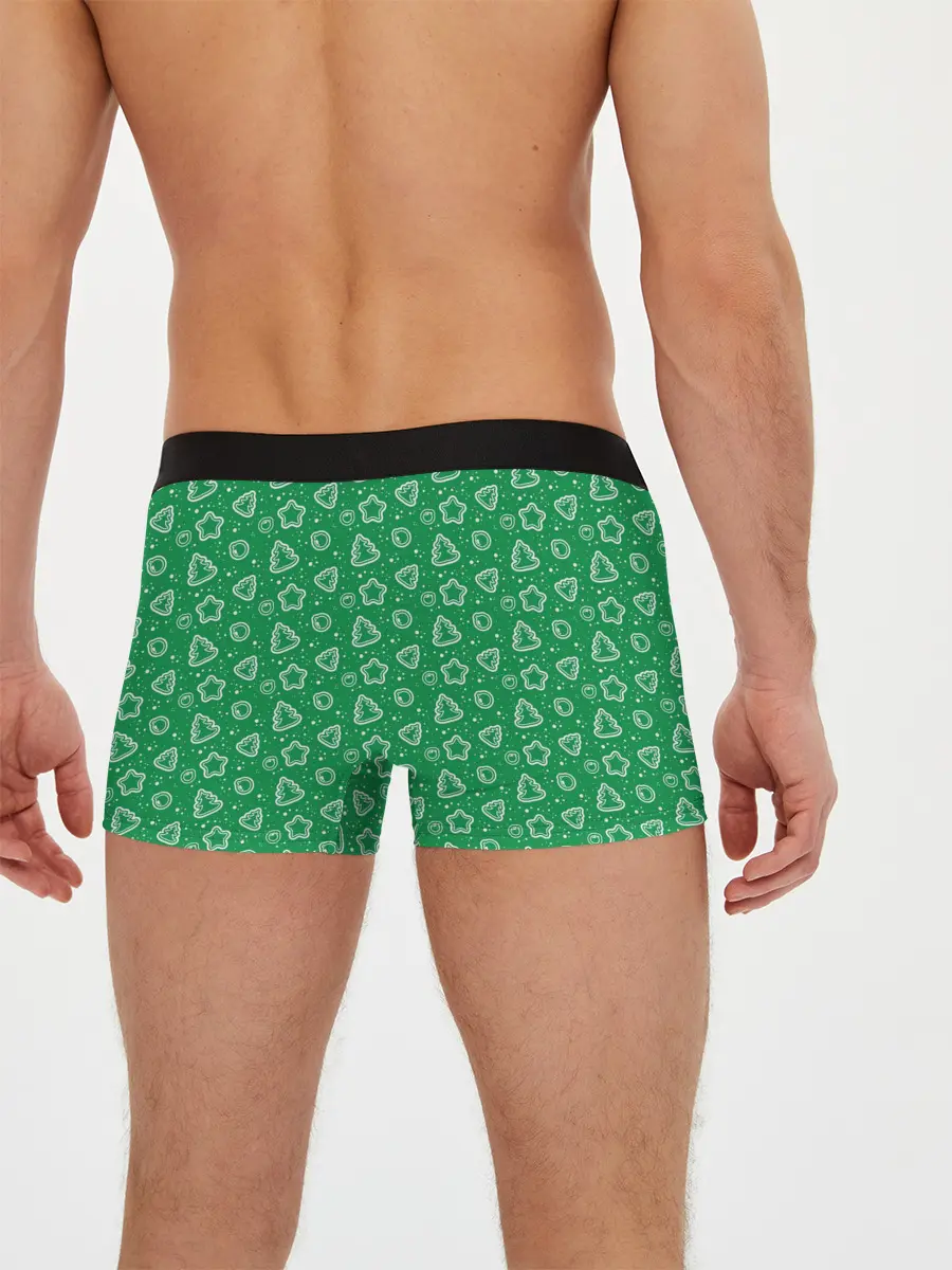 Мужские трусы боксеры / Ёлочки