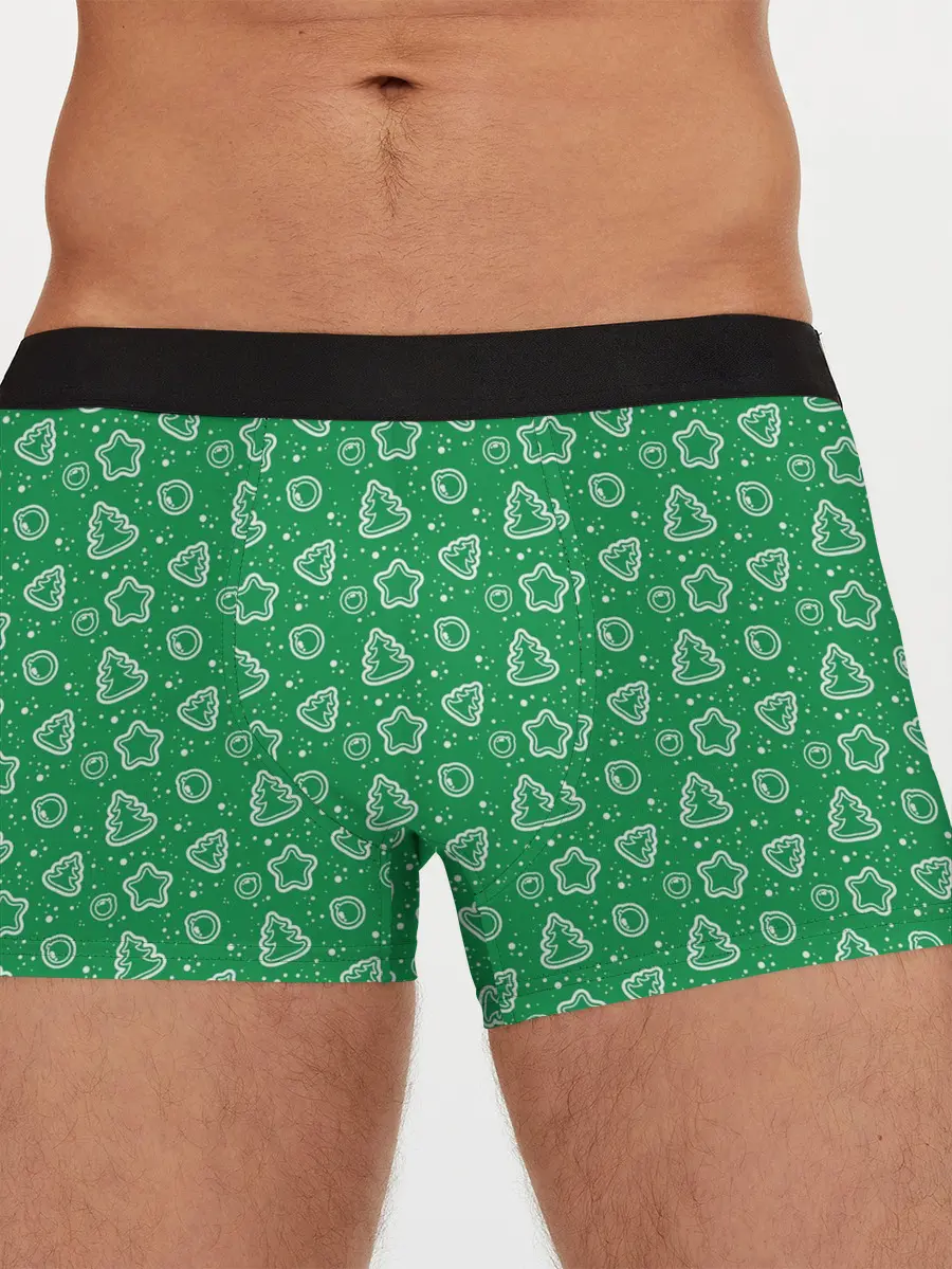 Мужские трусы боксеры / Ёлочки