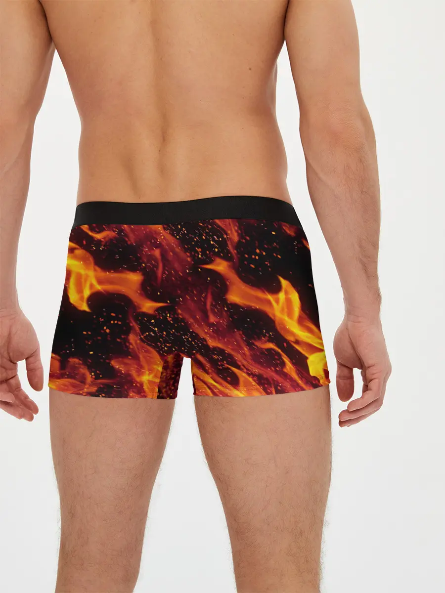 Мужские трусы боксеры / ЯЗЫКИ ПЛАМЕНИ