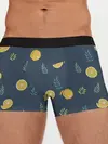 Мужские трусы боксеры / Лимонный узор