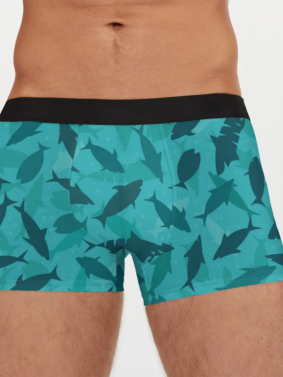 Мужские трусы боксеры / Морские жители