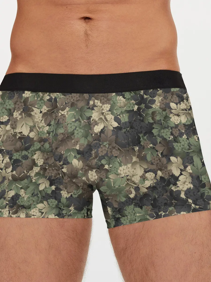 Мужские трусы боксеры / Хмельной камуфляж