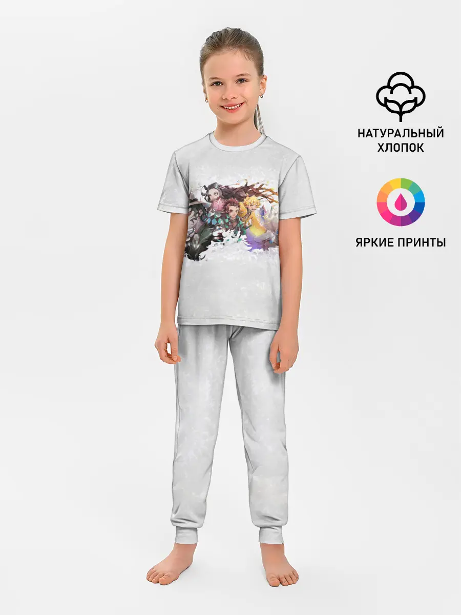 Детская пижама с брюками / Клинок рассекающий демонов