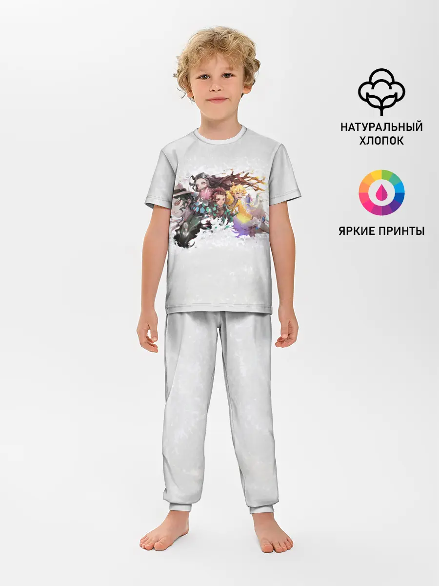 Детская пижама с брюками / Клинок рассекающий демонов