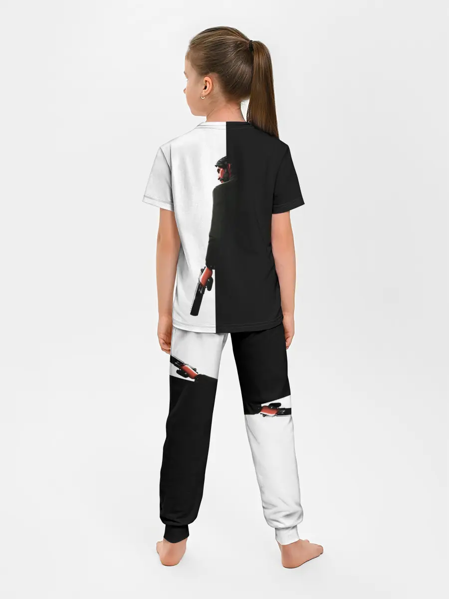 Детская пижама с брюками / The Reaper Half Black Fortnite