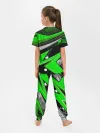Детская пижама с брюками / Зеленая краска
