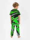 Детская пижама с брюками / Зеленая краска