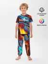 Детская пижама с брюками / CS GO STRIPES FLAME | КС ГО ПЛАМЯ