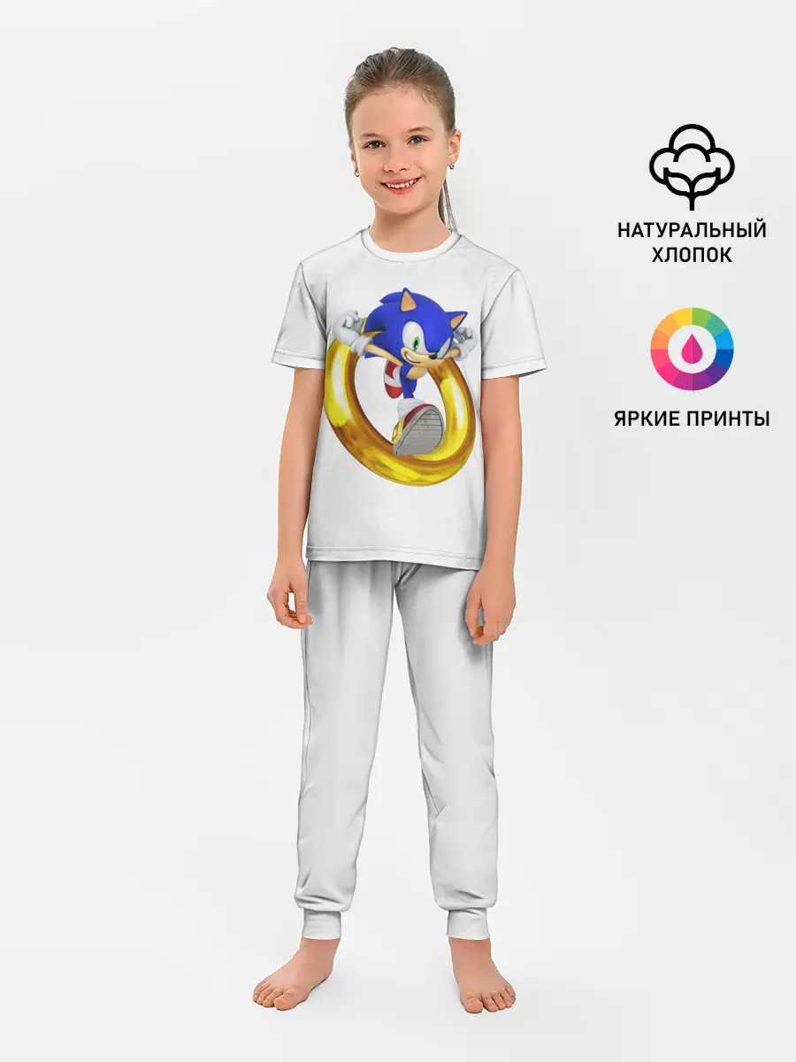 Детская пижама с брюками / Sonic