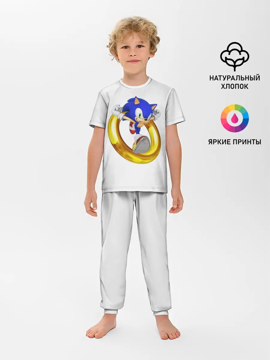 Детская пижама с брюками / Sonic