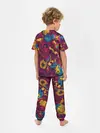 Детская пижама с брюками / Цветы - шестеренки