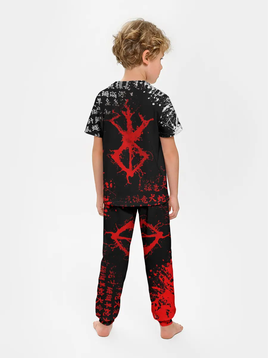 Детская пижама с брюками / БЕРСЕРК НАД ЛУНОЙ, КЛЕЙМО, ПРОКЛЯТИЕ