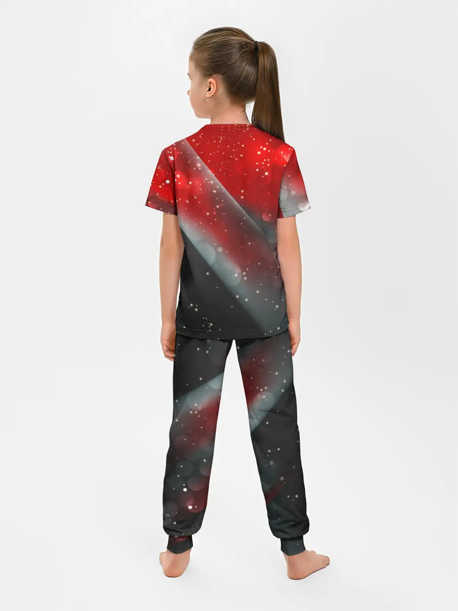 Детская пижама с брюками / Red & Black