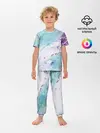 Детская пижама с брюками / Цветная морская пена