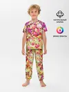 Детская пижама с брюками / Цветы