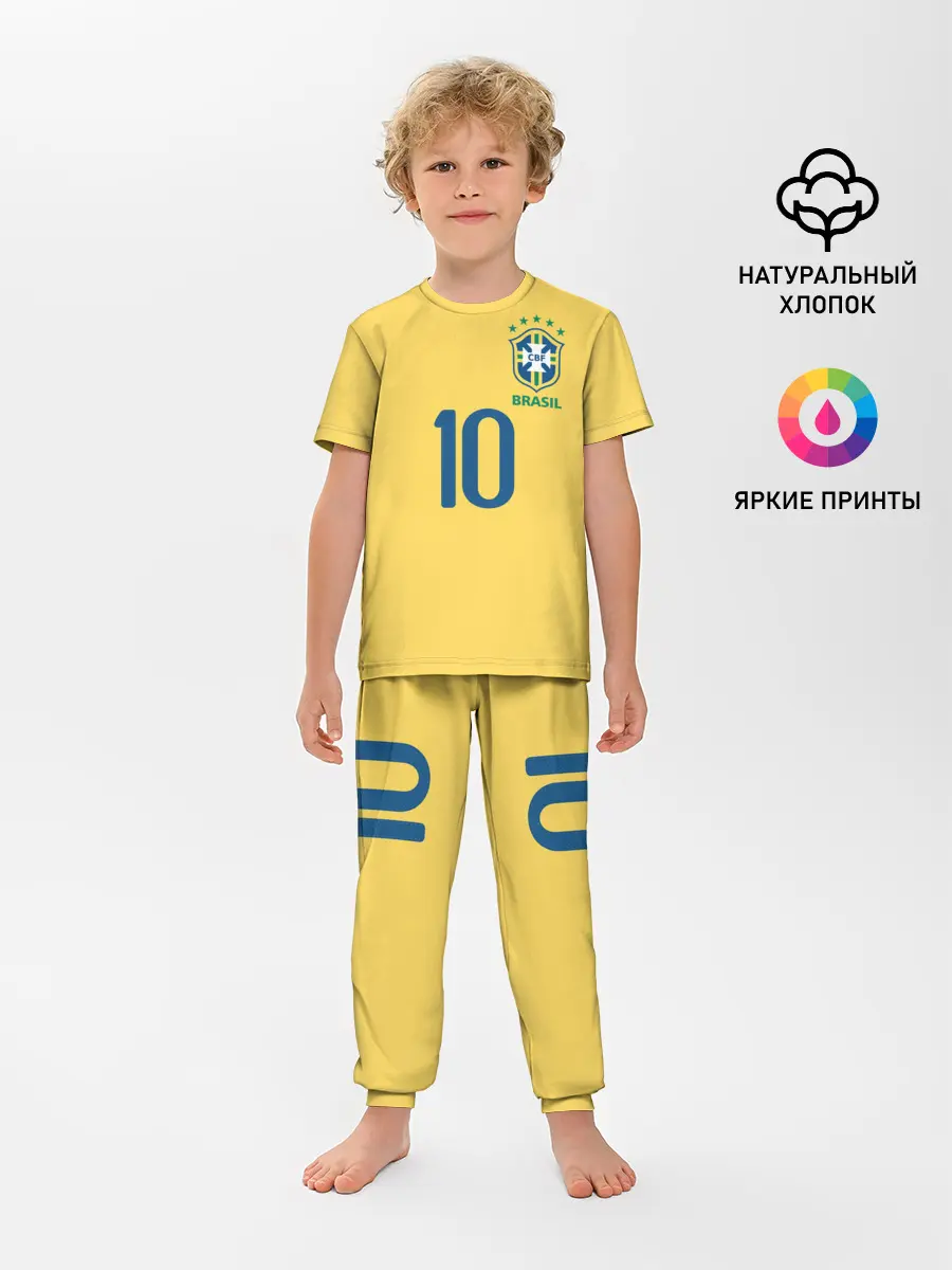 Детская пижама с брюками / СБОРНАЯ БРАЗИЛИИ ПЕЛЕ