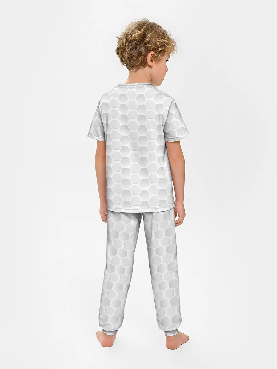 Детская пижама с брюками / БЕЛЫЕ ПЛИТЫ | 3Д ПЛИТЫ