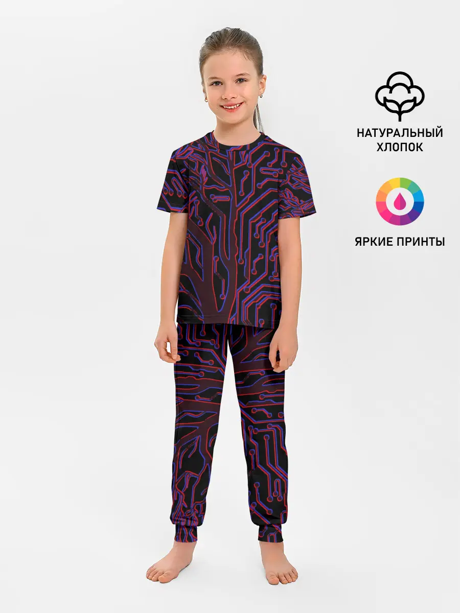 Детская пижама с брюками / Cyberpunk 2077