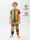 Детская пижама с брюками / РАДУЖНАЯ ГЕОМЕТРИЯ