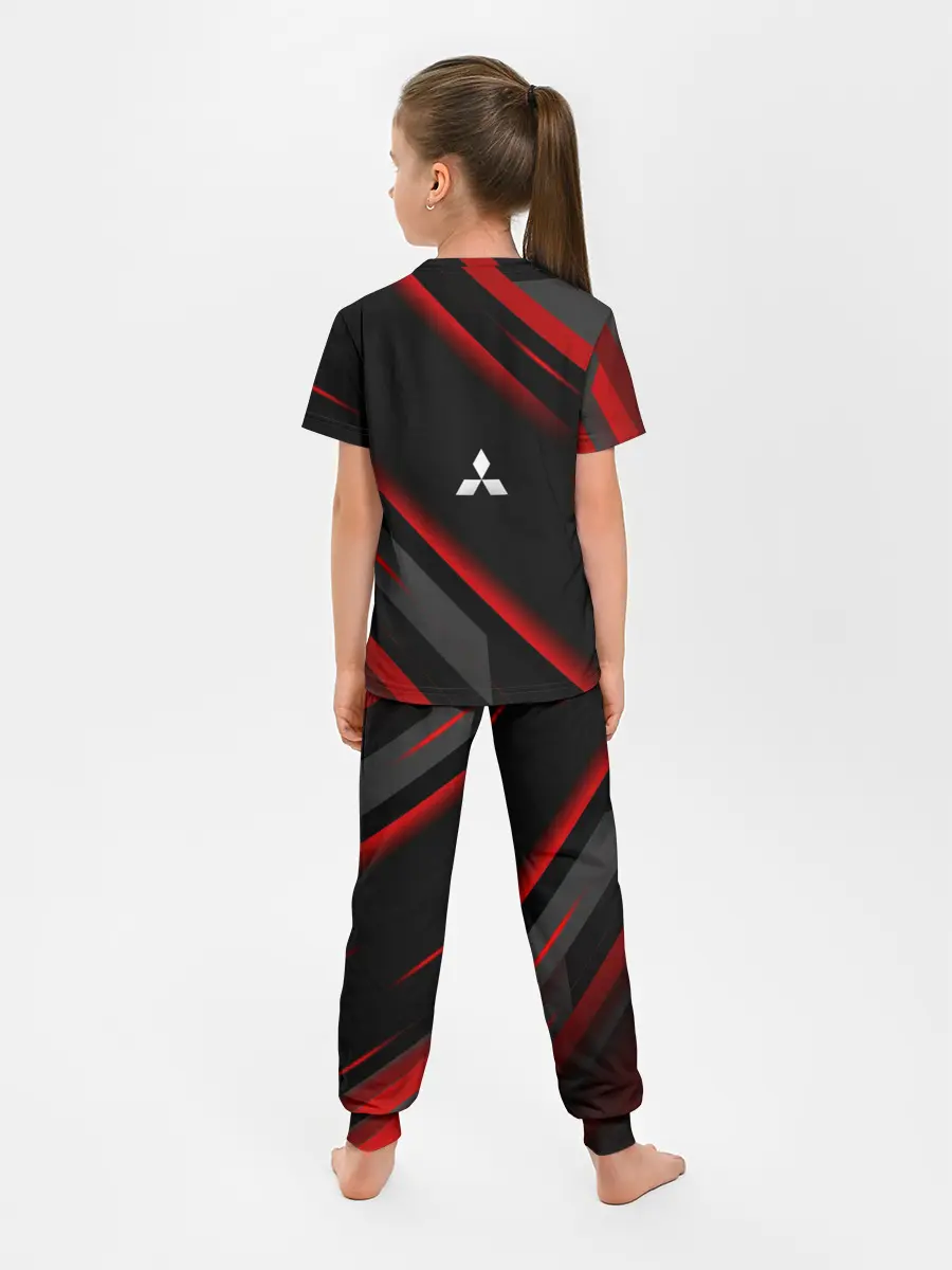 Детская пижама с брюками / Митсубиси геометрия
