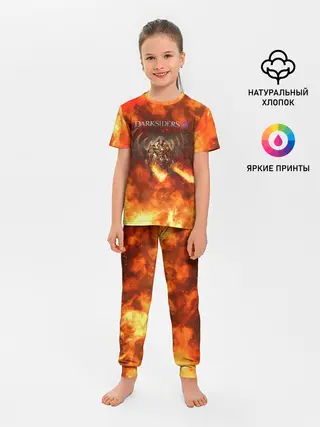 Детская пижама с брюками / Darksiders 3 | Гнев Войны 3