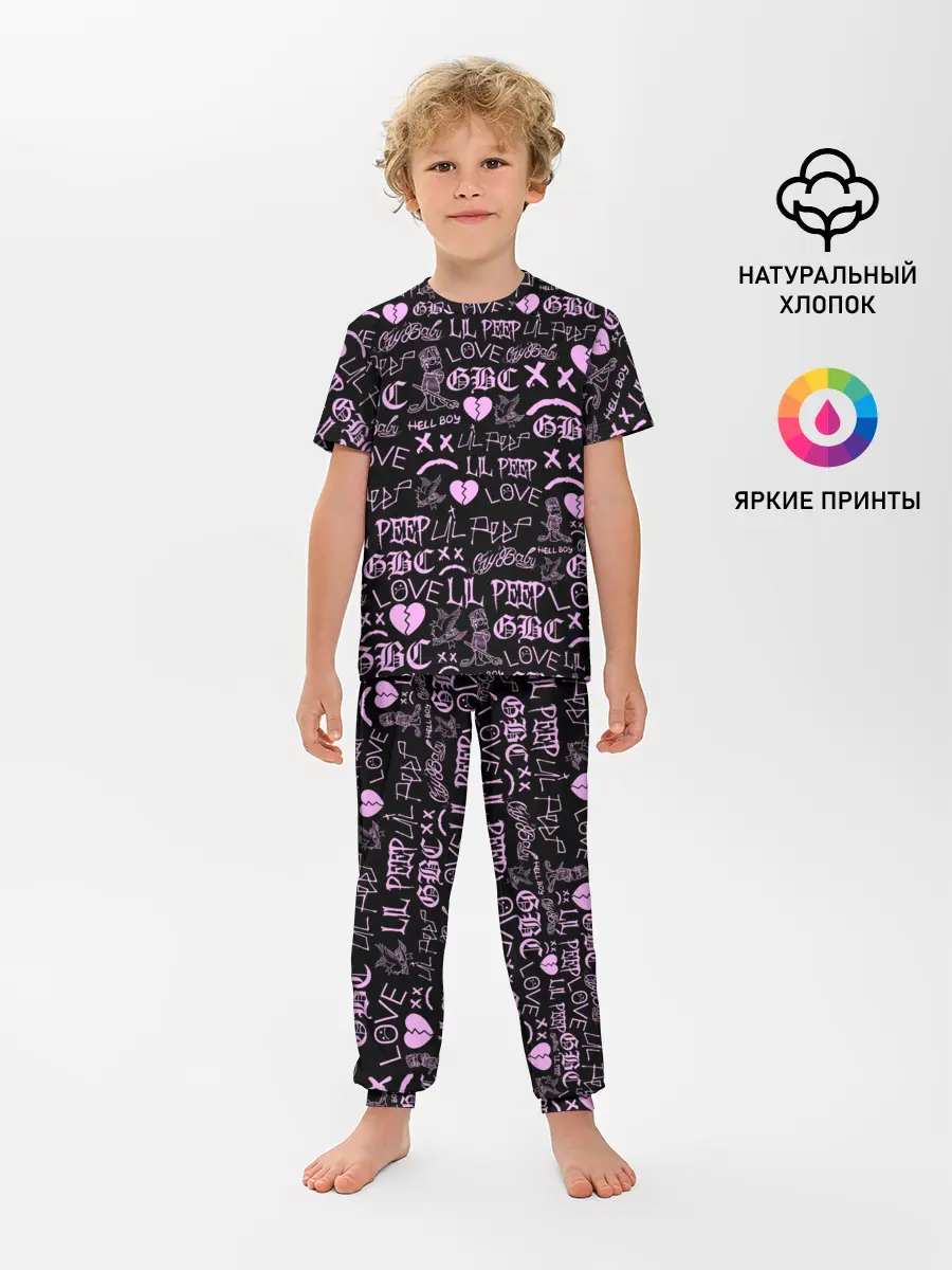 Детская пижама с брюками / LIL PEEP LOGOBOMBING