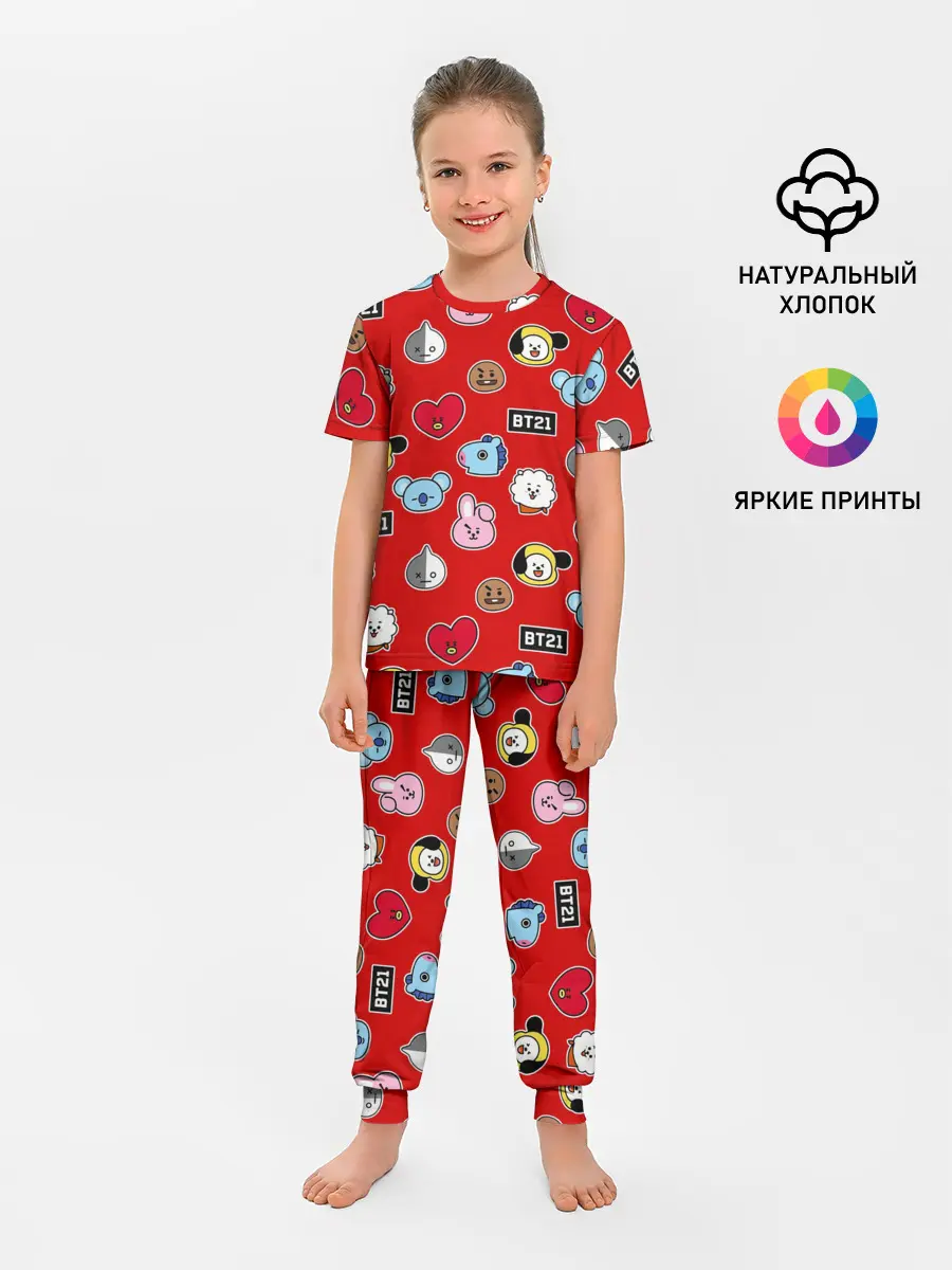 Детская пижама с брюками / BTS