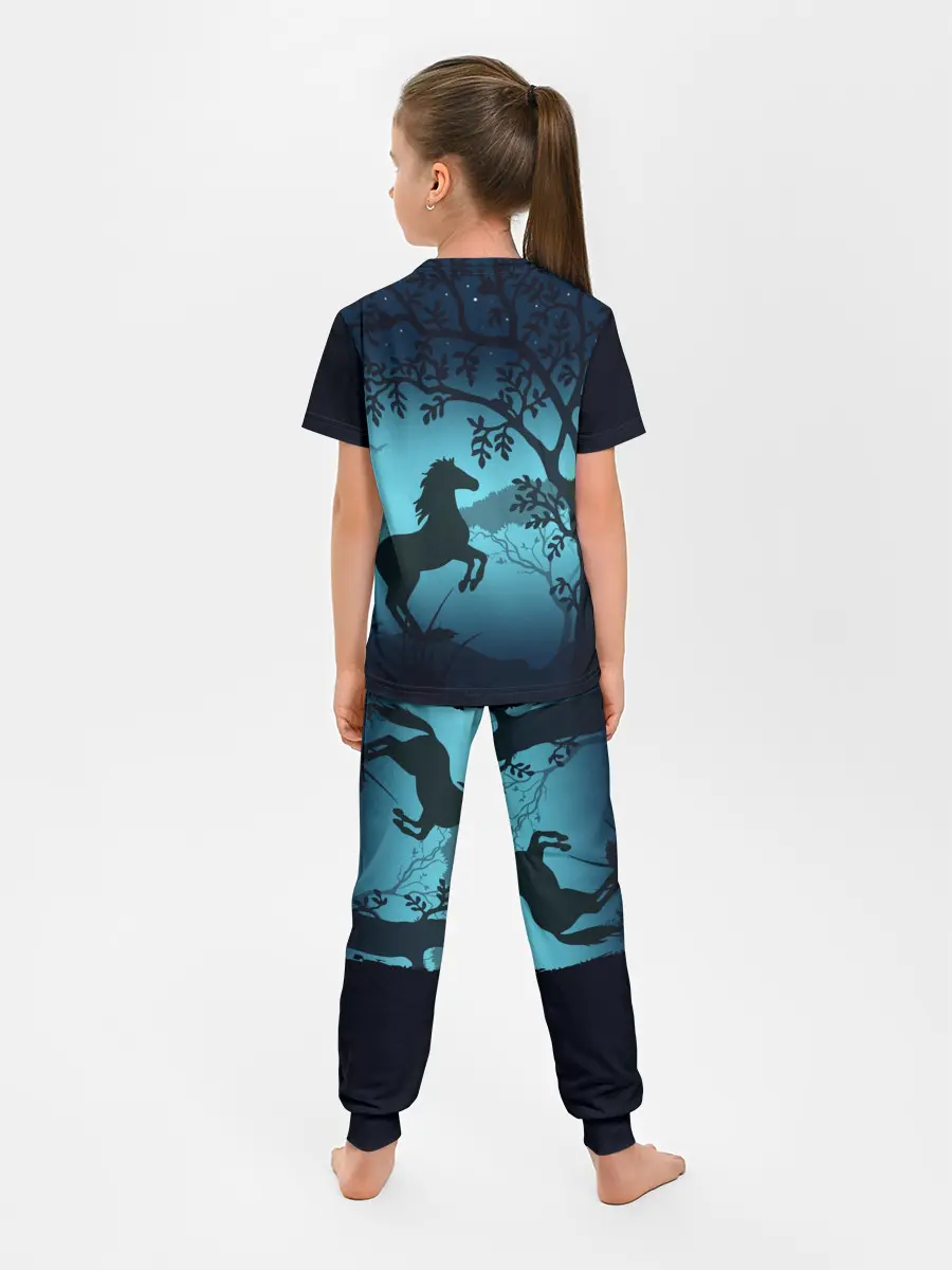 Детская пижама с брюками / Конь