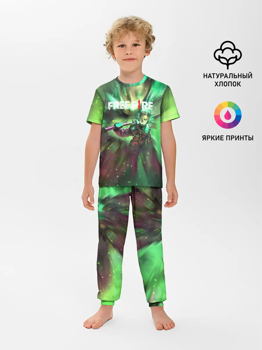 Детская пижама с брюками / FREEFIRE | Battlegrounds