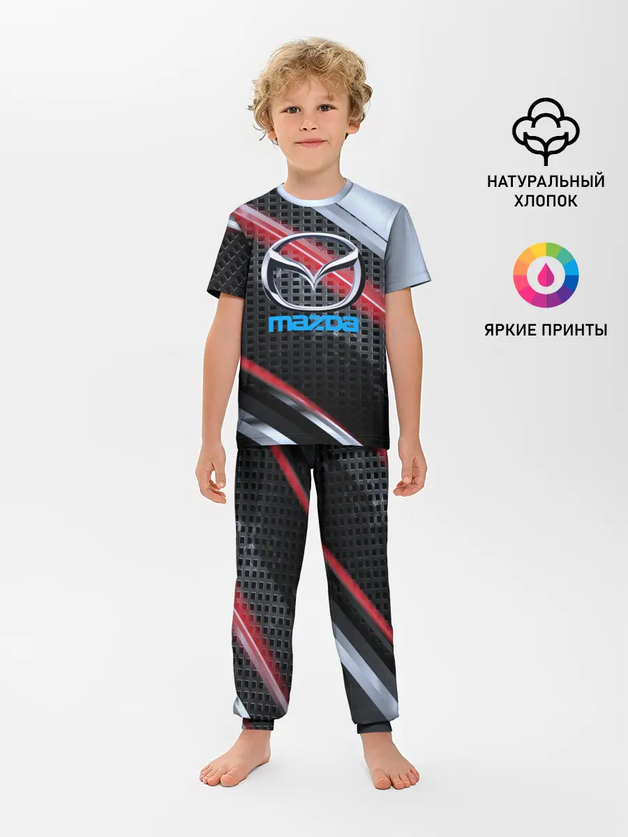 Детская пижама с брюками / MAZDA high speed collection