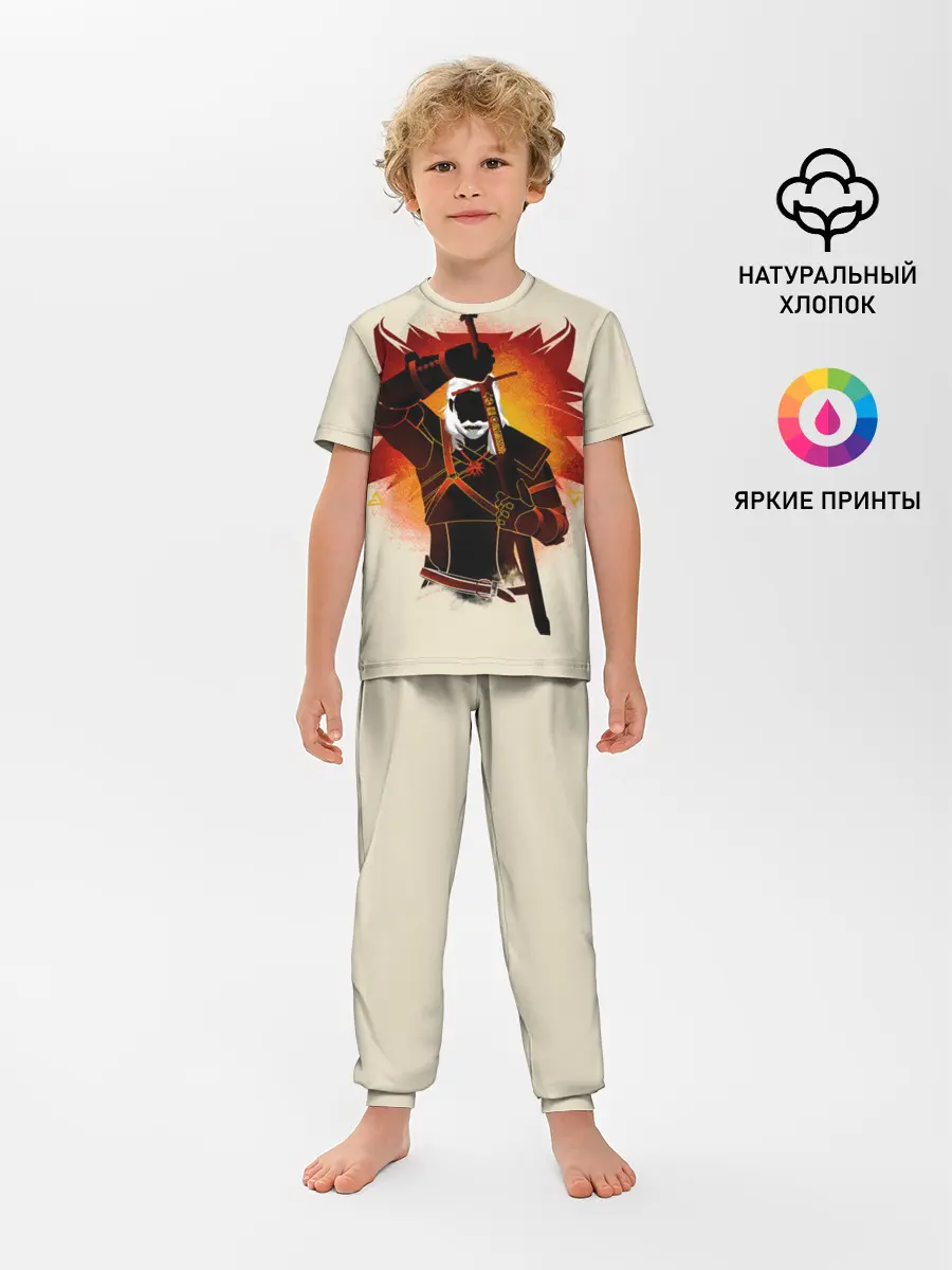 Детская пижама с брюками / Ведьмак 3: Дикая Охота