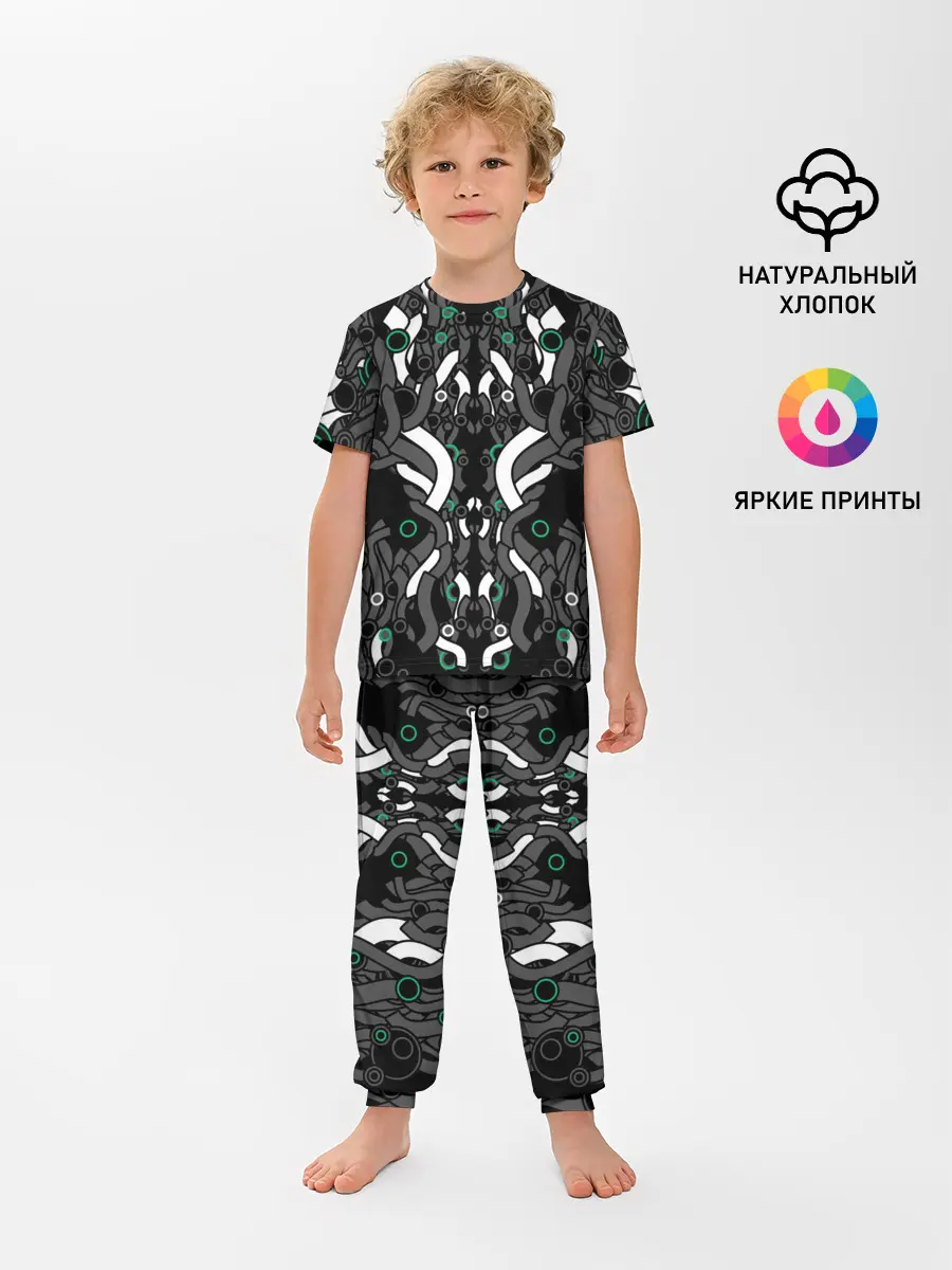 Детская пижама с брюками / Абстрактная фантастика