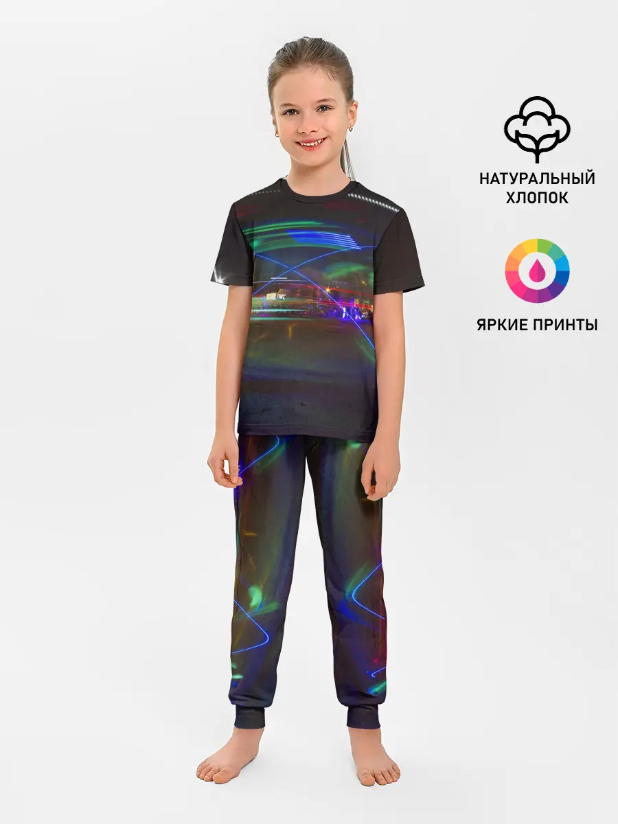 Детская пижама с брюками / Neon