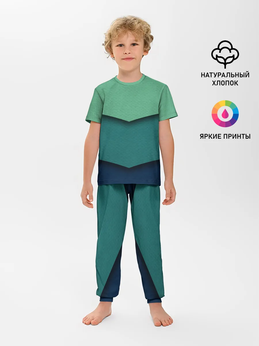 Детская пижама с брюками / Текстура бумаги