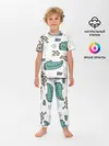 Детская пижама с брюками / Милый крокодил