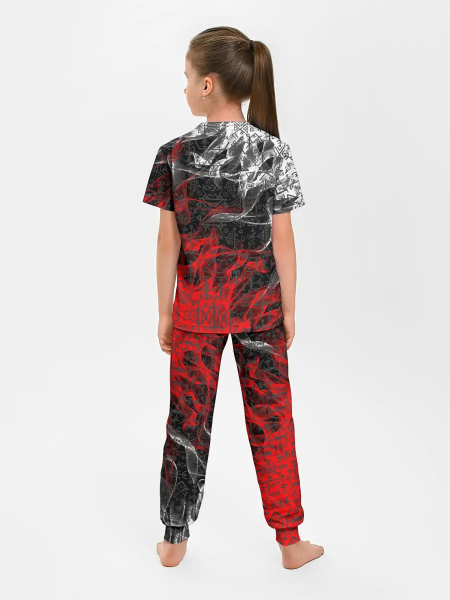 Детская пижама с брюками / Викинги