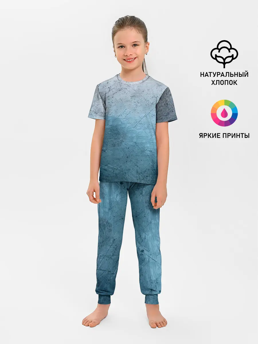 Детская пижама с брюками / Blue Glass