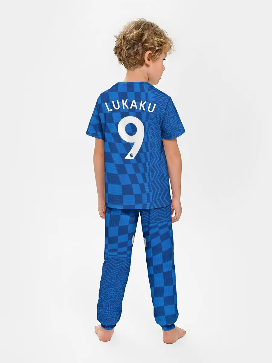 Детская пижама с брюками / Лукаку Челси форма 2021/2022