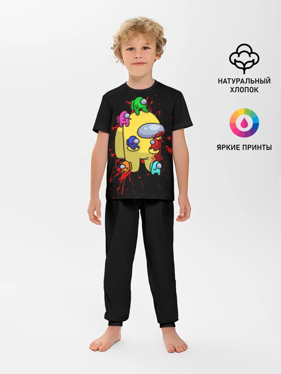 Детская пижама с брюками / Among Us | Амонг Ас