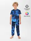 Детская пижама с брюками / Blue Abstraction
