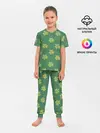Детская пижама с брюками / Узор на День святого Патрика