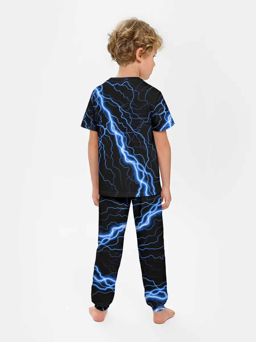 Детская пижама с брюками / ГОЛУБАЯ МОЛНИЯ / ГРОЗА