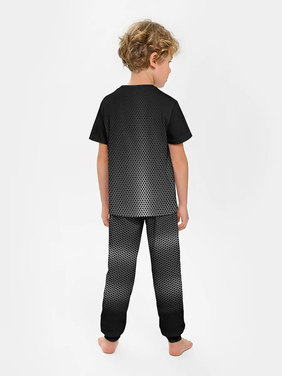 Детская пижама с брюками / Стальная ткань