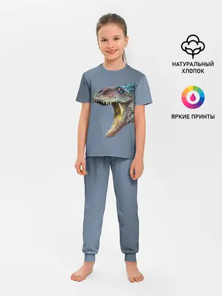 Детская пижама с брюками / Хищный динозавр | Dino