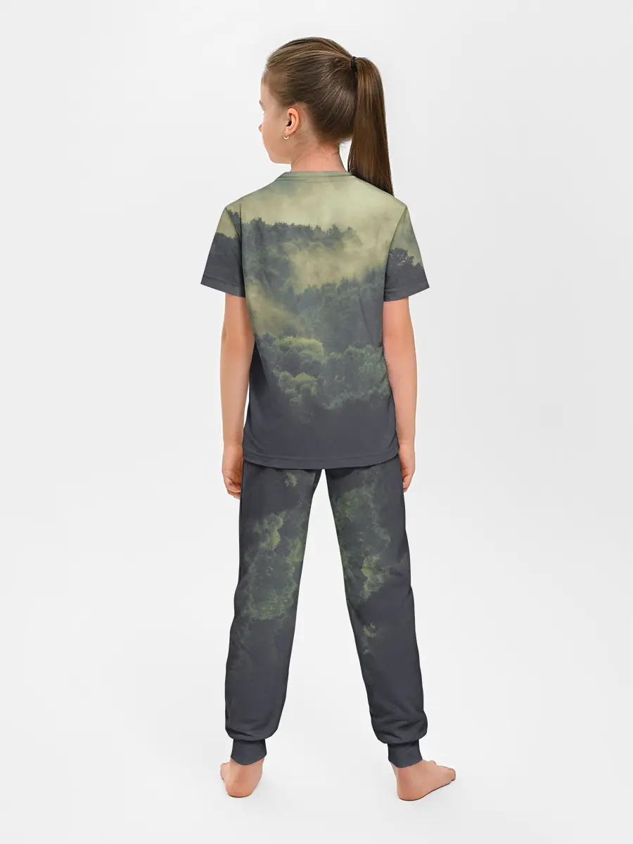 Детская пижама с брюками / Лес мой храм