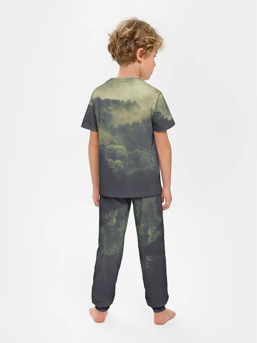 Детская пижама с брюками / Лес мой храм