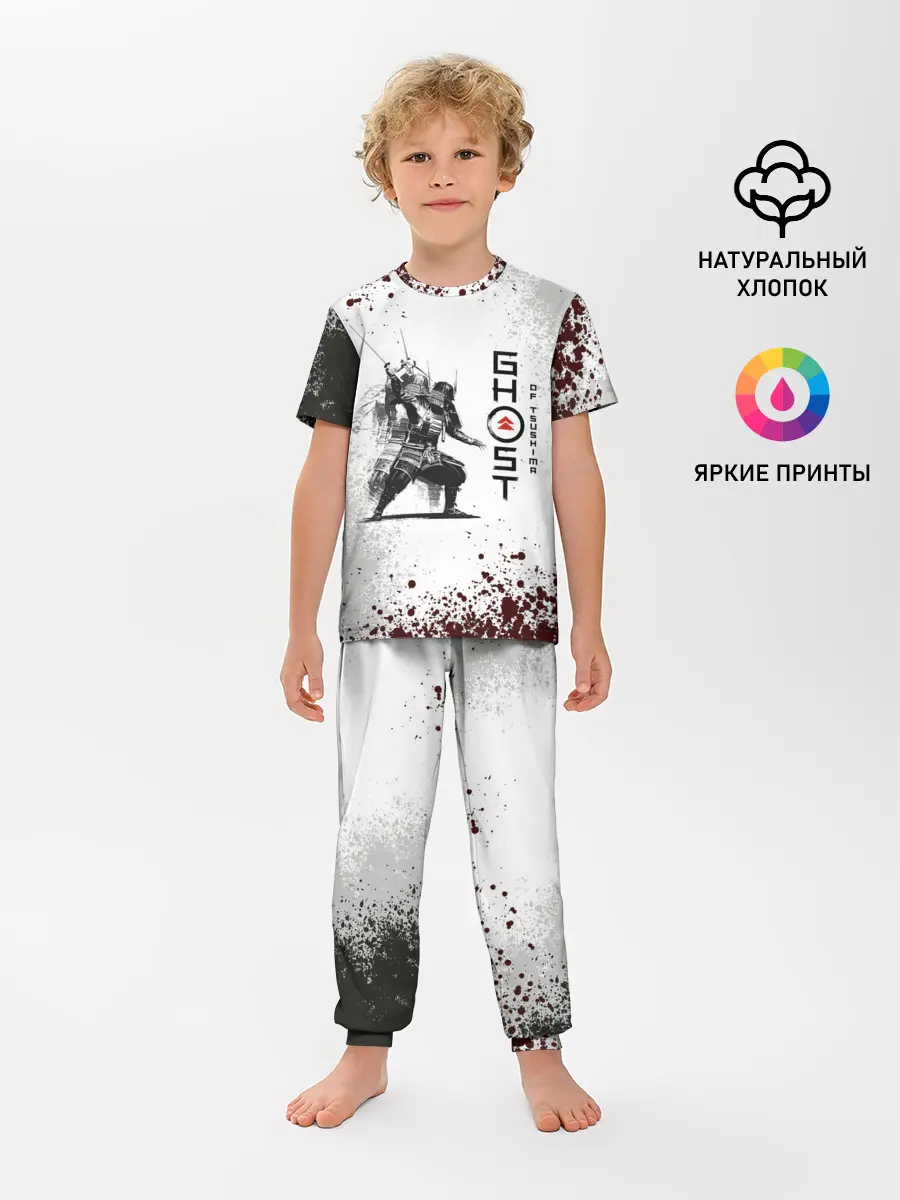 Детская пижама с брюками / Ghost of Tsushim | Призрак Цусима