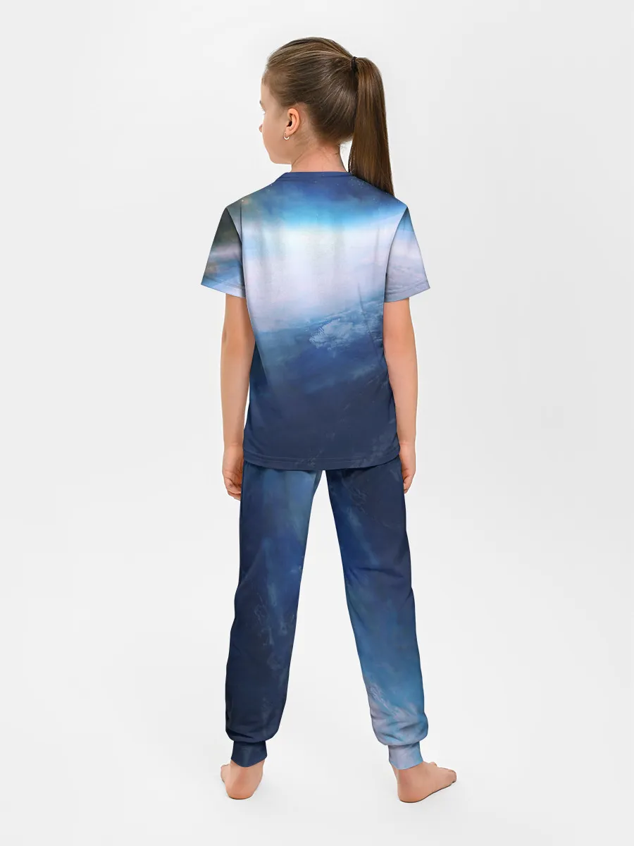 Детская пижама с брюками / Планета Земля