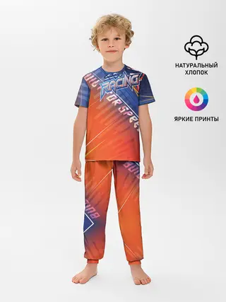 Детская пижама с брюками / Форма для мотокросса FOX