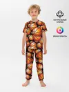 Детская пижама с брюками / Баскетбольные мячи